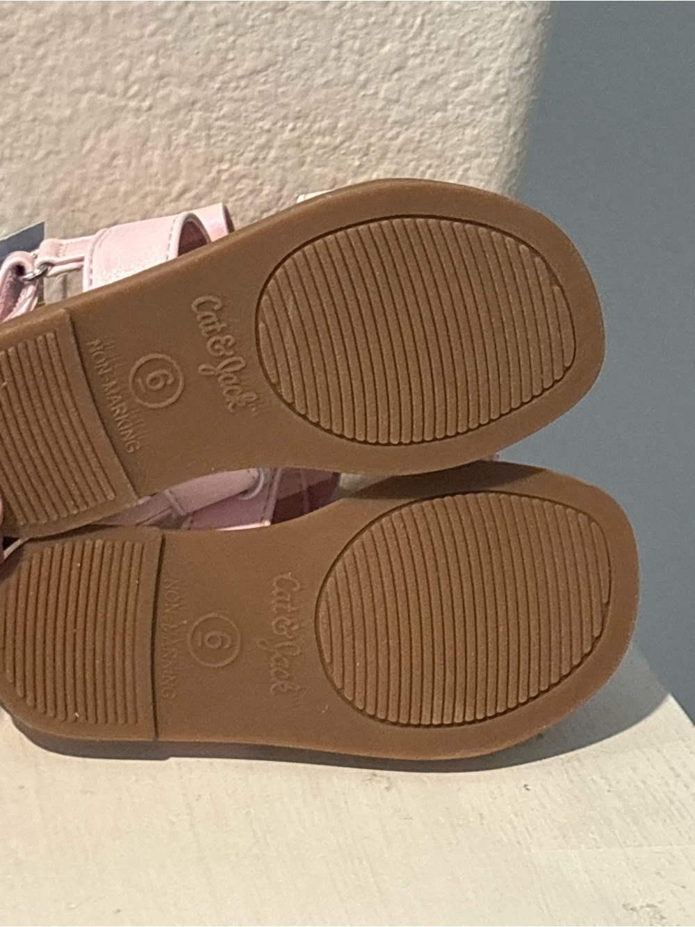 Toddler Girls' Ruby Bow Sandals Pink - Cat & Jack Toddler Child Size 6 NEW - Picture 5 of 6